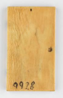 Wing, left (fragment of a diptych), 1 register, 1 full and 2 half arches across (plaquette; frise d'arcatures) (Back)