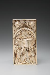 Wing, right (part of a diptych), 1 register, 1 arch across (plaquette) (Front)
