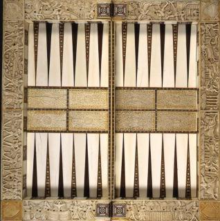 Folding chess board and tables board (backgammon) (Interior)