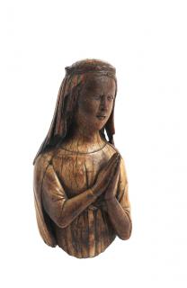 Statuette or relief (fragment; appliqué) (Front)