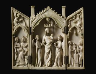 Gabled triptych, 1 register (Front)
