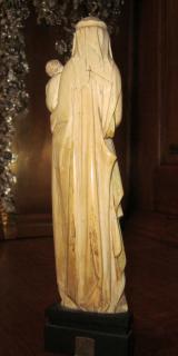 Statuette; known as 'Vierge de Mgr. Cantineau' (Back)