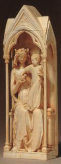 Centre panel (fragment of a polyptych or tabernacle; colonnettes) (Front)