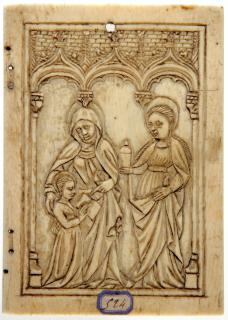 Double-sided panel, 1 register, 3 arches across (frise d'arcatures; plaquette) (Side 2)
