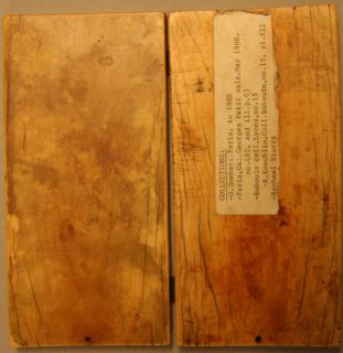 Diptych, 2 registers, 3 arches across (frise d'arcatures; colonnettes) (Back)
