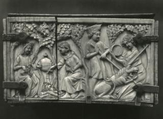 Casket of Queen Jadgwiga of Poland (coffret) (End, left)