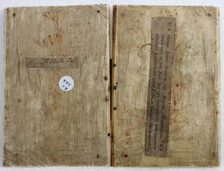 Diptych, 1 register, 3 arches across (frise d'arcatures; plaquettes) (Back)