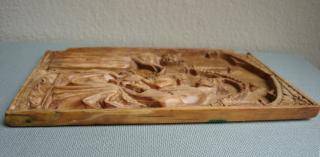 Diptych, 1 register, 1 arch across (plaquette) (Side)