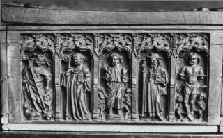 Casket with ogee arches (coffret) (End, right)