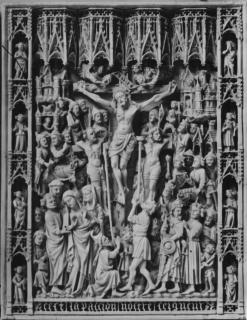 Openwork panel (possibly part of a diptych; plaque ajourée; frise d'arcatures) (Front)