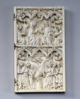 Diptych, 2 registers, 3 arches across (frise d'arcatures) (Wing, right)