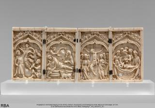 Quadriptych, 1 register, 1 arch across (plaquettes) (Front)