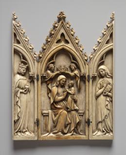 Gabled triptych, 1 register, with arches (Front)