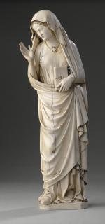 Statuette (part of a group); also known as Garnier Virgin (Vierge Garnier) (Front)