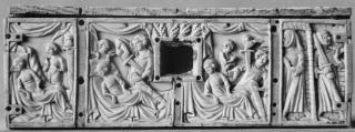 Casket, with quatrefoils (coffret; quatre-feuilles) (Front)