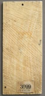 Panel (part of a casket), 1 register, 1 ogee arch across (plaquette; coffret) (Back)