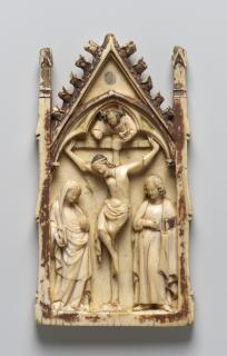 Gabled panel, 1 arch across, 1 register (plaquette) (Front)