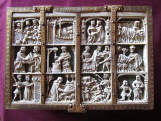 Casket with openwork panels (plaques ajourées; coffret); known as the ‘Flaxley Casket’ (Lid)