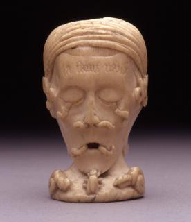 Rosary bead or rosary pendant, 2 faces (chapelet) (Side 2)