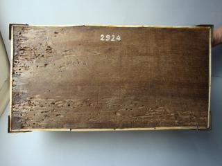 Casket with pitched lid (coffret); known as 'Arqueta de los Reyes' (Kings' Casket) (Bottom)