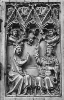 Diptych, 1 register, 3 arches across (frise d'arcatures; plaquettes) (Wing, right)