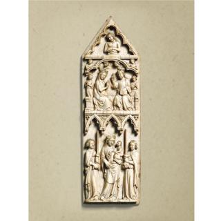 Gabled panel, 2 registers (frise d'arcatures) (Front)