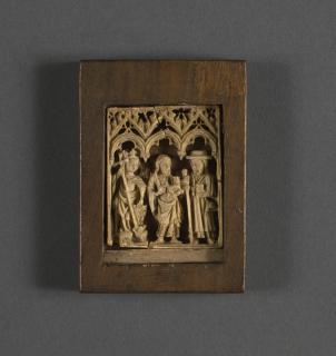 Openwork panel, 1 register, 3 arches across (plaque ajourée; frise d'arcatures) (Front)