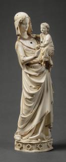 Statuette; known as the Virgin of the Sainte-Chapelle (Vierge de la Sainte-Chapelle) (Side)