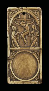 Writing tablet, 2 registers, 1 arch across (tablette à écrire) (Front)