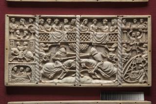 Panel (lid; fragment of a casket; coffret) (Front)