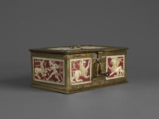 Casket (coffret), with openwork panels (plaques ajourées) (Body, front)