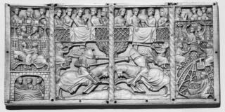 Panel (lid; fragment of a casket; coffret) (Front)