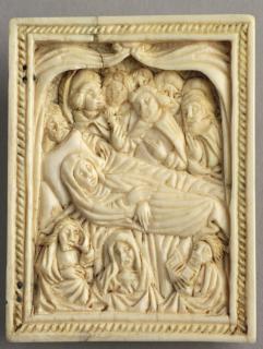 Panel, 1 register, 1 ogee arch across (plaquette) (Front)