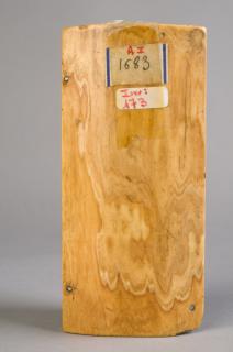 Wing, left (fragment of a diptych), 2 registers (Back)