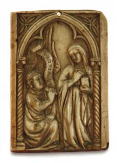 Panel, 1 register, 1 arch across (plaquette; frise d'arcatures) (Front)