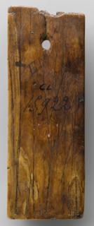Panel, 2 registers, 1 arch across (colonnettes) (Back)