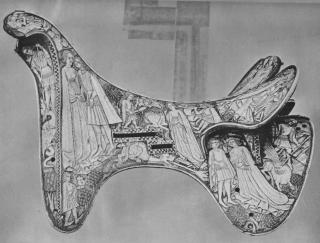 Saddle (selle); so-called Trivulzio saddle (Left side)