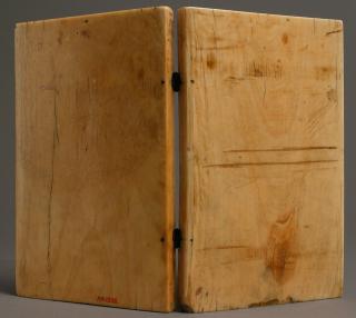 Diptych, 2 registers, 4 arches across (frise d'arcatures) (Back)