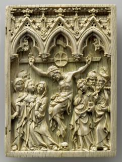 Wing, right (part of a diptych), 1 register, 3 arches across (frise d'arcatures) (Front)