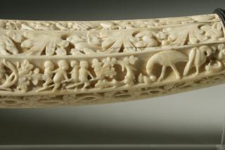 Hunting horn (oliphant) (Detail, side 2)