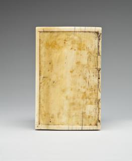 Writing tablet, 1 register, 1 arch across (plaquette) (Back)