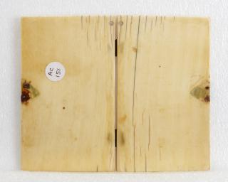 Diptych, 2 registers, 3 full and 2 half arches across (frise d'arcatures) (Back)