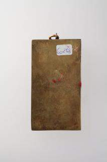 Panel, 1 register, 3 arches across (plaquette; frise d'arcatures) (Back)