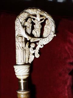 Head of crozier (crosse); known as the 'Crosse de Mgr Duperray' (Front)