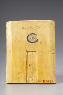 Pax, 1 register, 3 paired arches across (baiser de paix; frise d'arcatures) (Back)