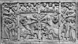 Fragment of a casket (lid) (coffret) (Front)