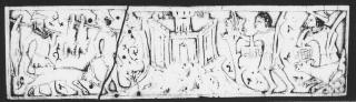 Fragments of a comb (peigne double) (Panel 1)