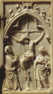 Diptych, 1 register, 1 arch across (plaquettes) (Wing, right)