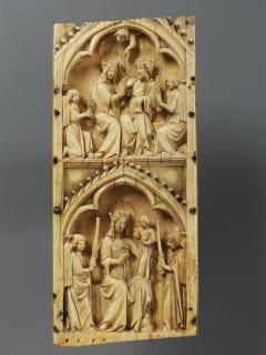 Centre panel (fragment of a triptych), 2 register, 1 arch across (Front)