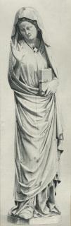 Statuette (part of a group); also known as Garnier Virgin (Vierge Garnier) (Side)